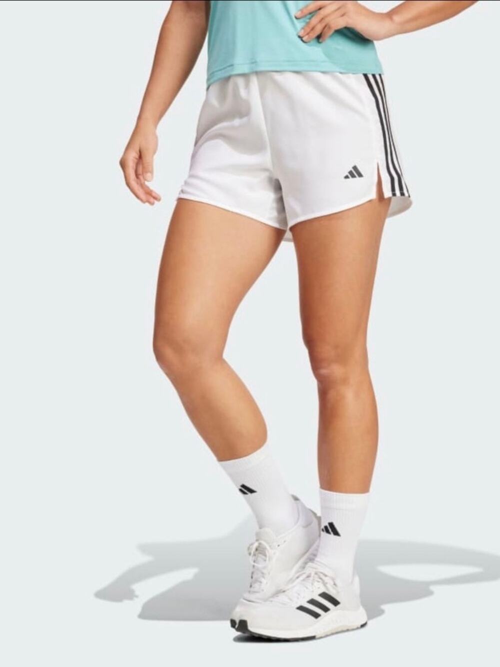 NWT Adidas 3-Stripes High-Rise Training Shorts